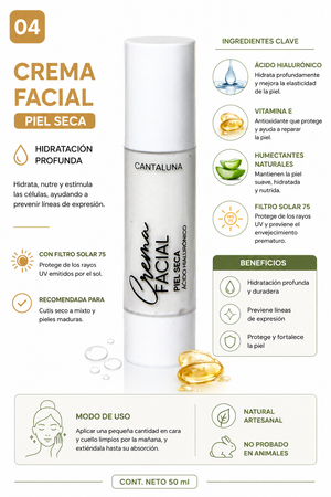 CREMA FACIAL DE DÍA PARA PIEL SECA
