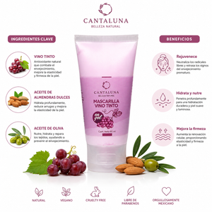 MASCARILLA VINO TINTO