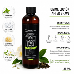 LOCIÓN AFTER SHAVE TE BLANCO