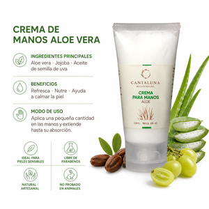 CREMA PARA MANOS ALOE