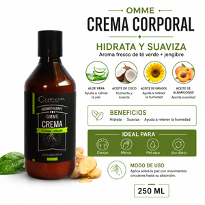 CREMA OMME TÉ VERDE/JENGIBRE