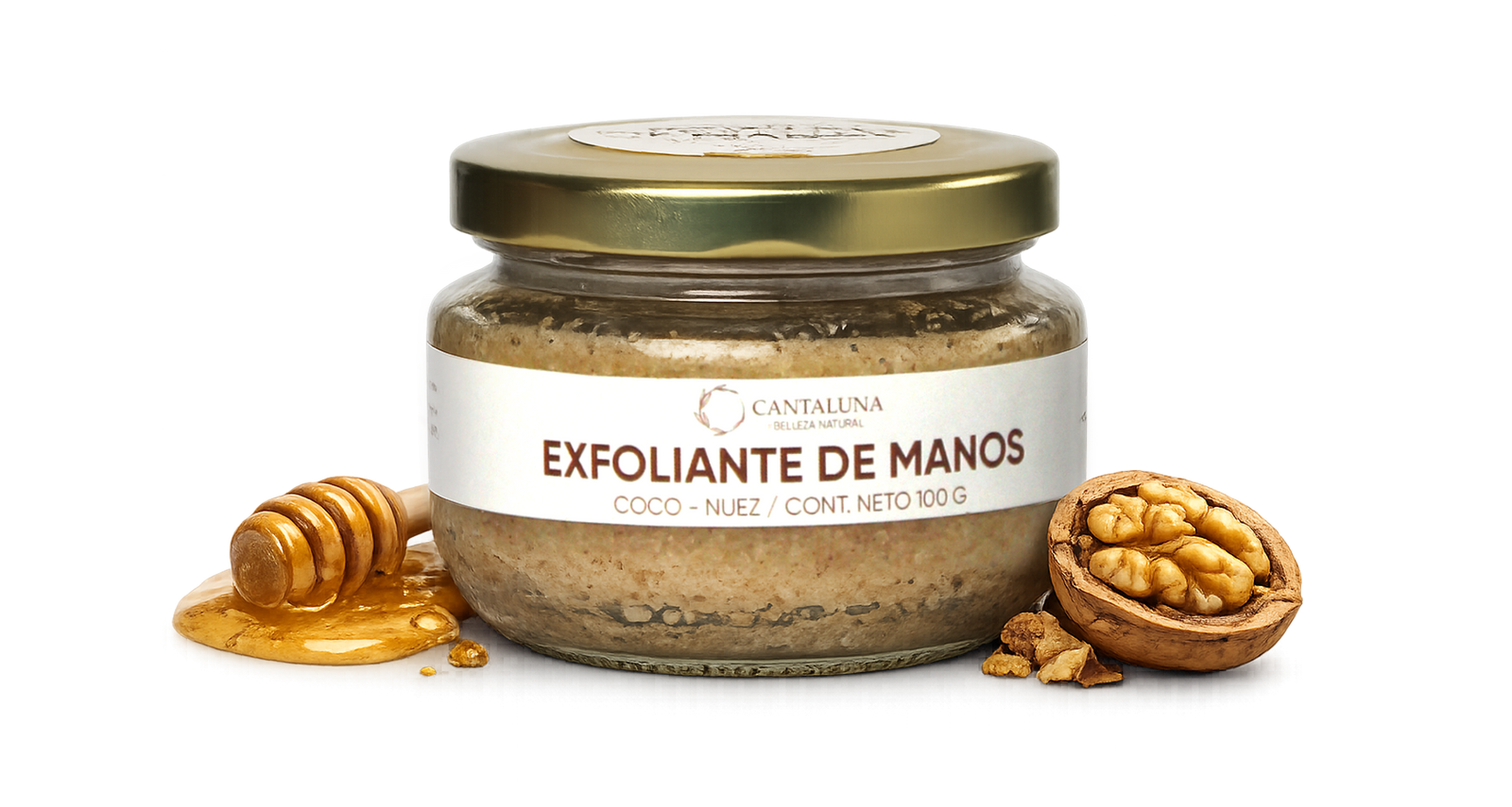 EXFOLIANTE PARA MANOS DE COCO Y NUEZ