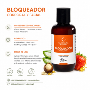 BLOQUEADOR SOLAR NATURAL FPS44 EN CREMA