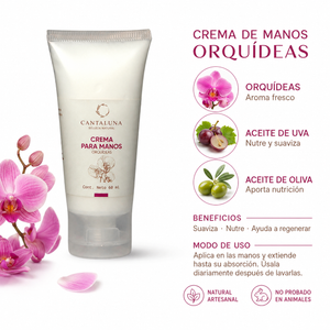 CREMA PARA MANOS ORQUÍDEAS