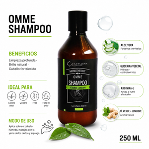 SHAMPOO OMME TÉ VERDE/JENGIBRE